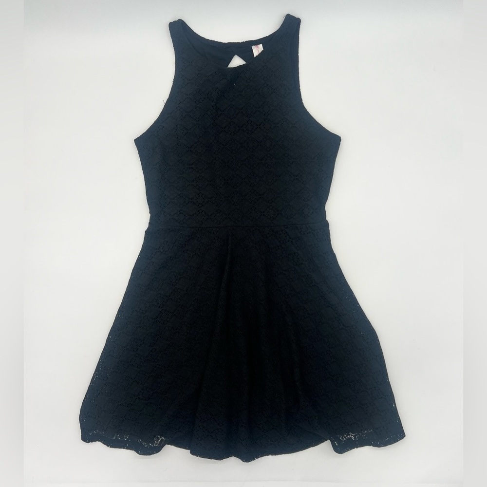 No Boundaries Black Lace Sleeveless Dress